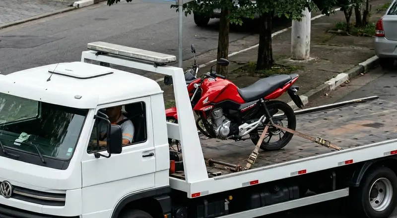 Reboque de moto em Toledo – guincho especializado para motocicletas
